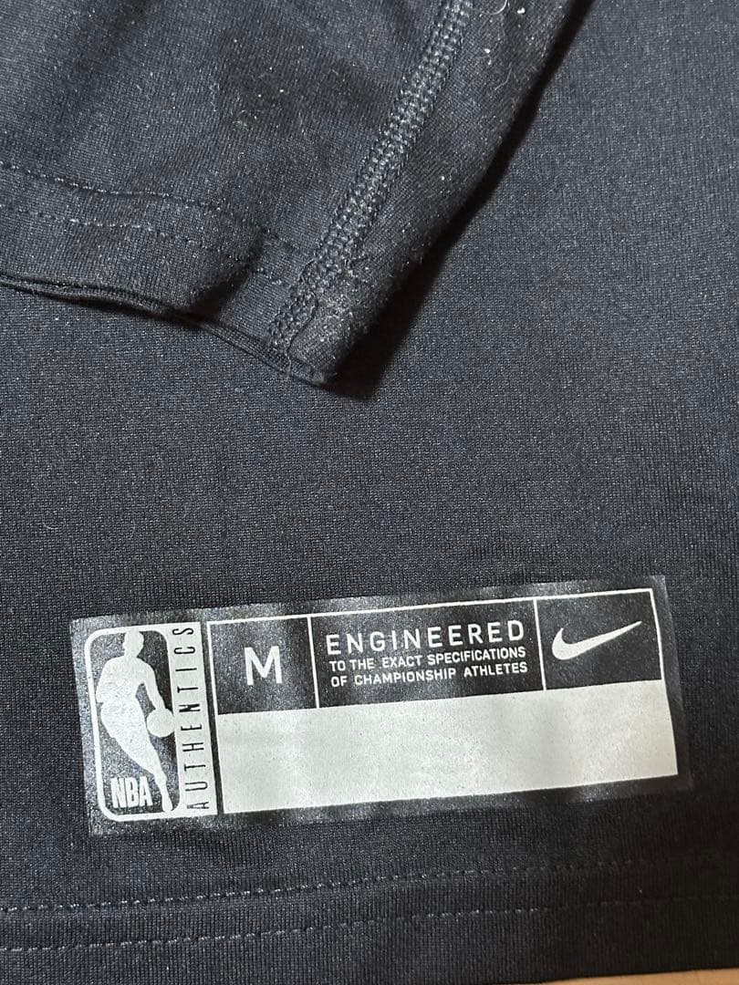 マイアミヒーNIKE NBA選手支給品UsedプラクティスロングTシャツMサイズ