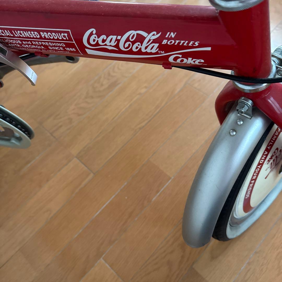 コカコーラ　折りたたみ自転車