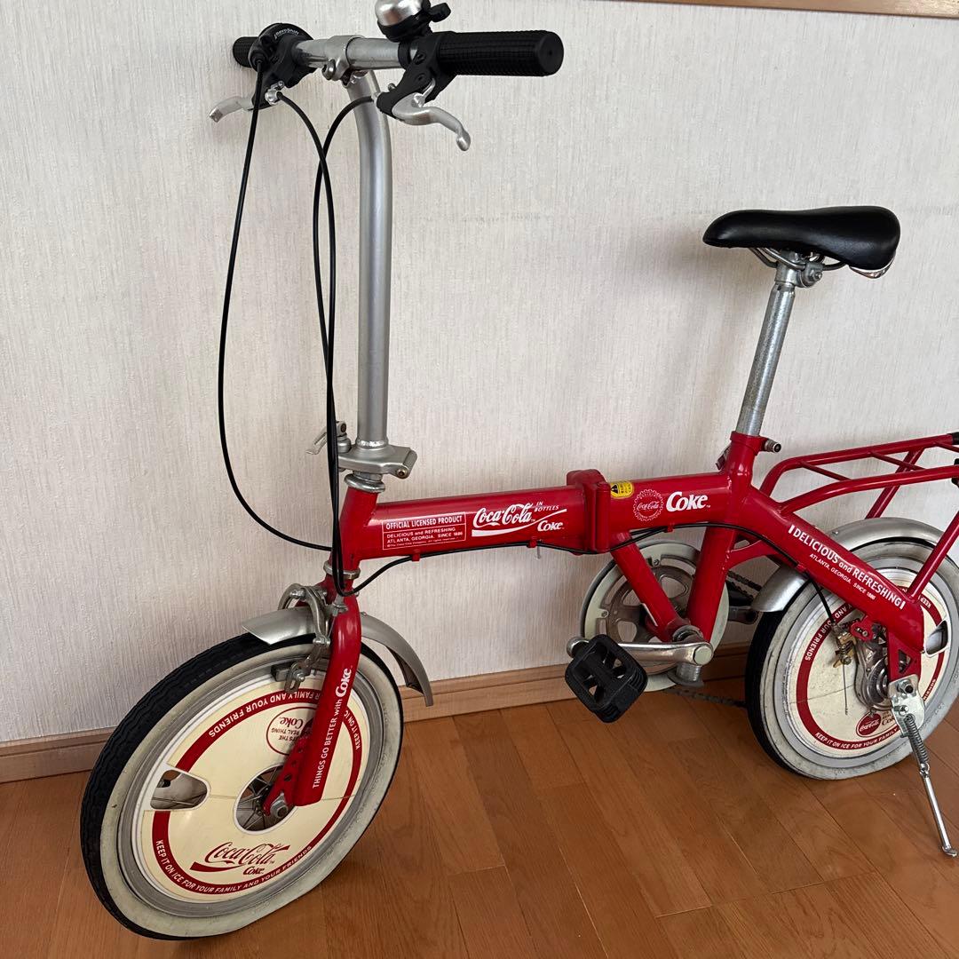 コカコーラ　折りたたみ自転車
