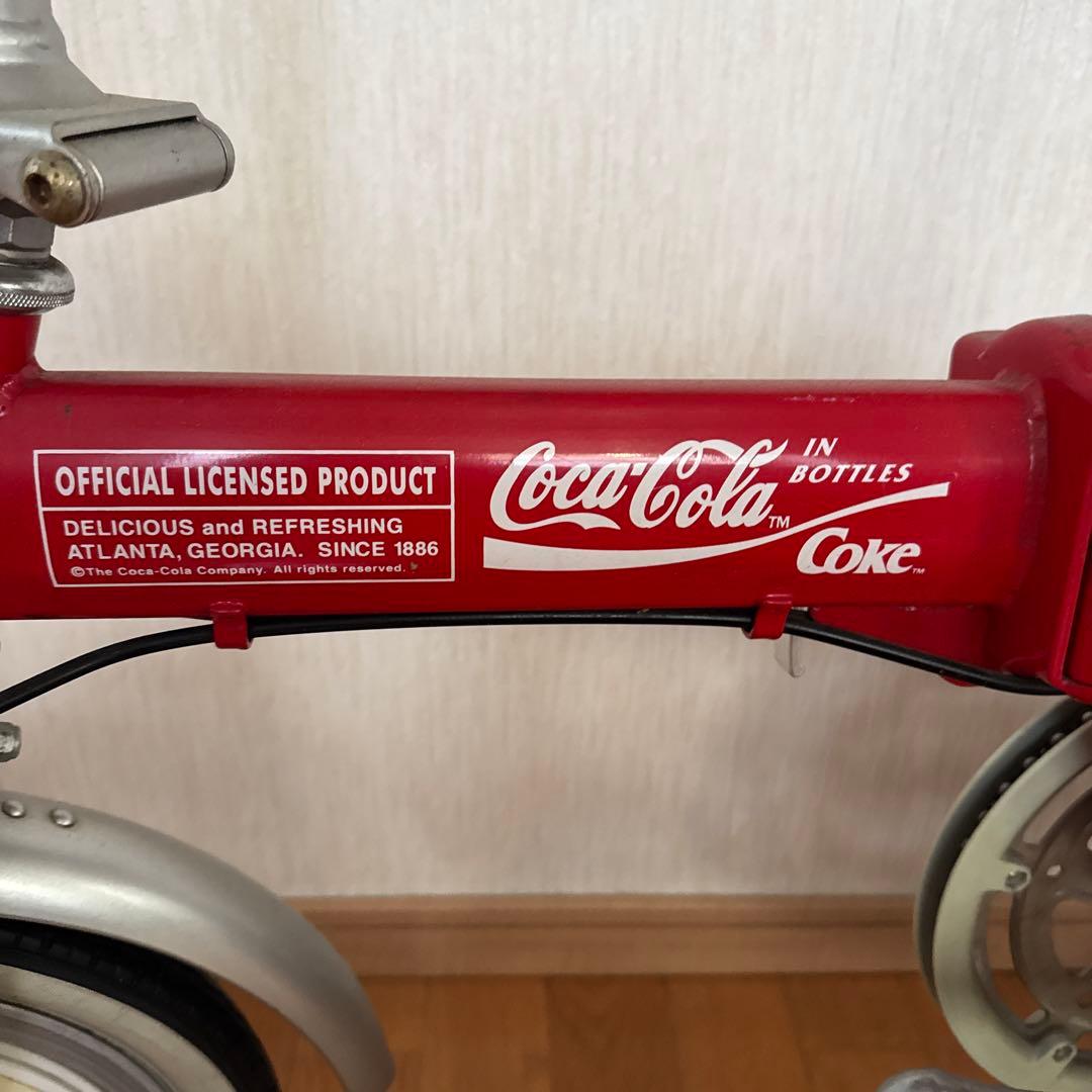 コカコーラ　折りたたみ自転車