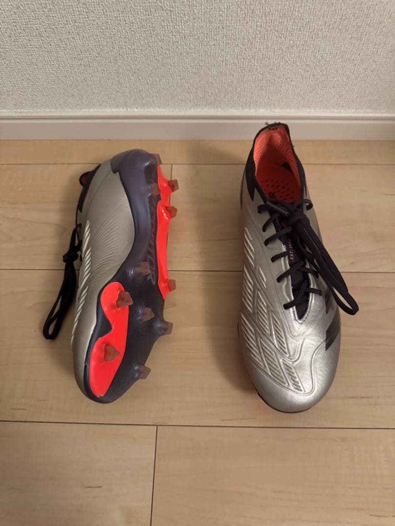アディダス プレデター ELITE FG(ゴールド×ブラック×グレー)25.5㎝