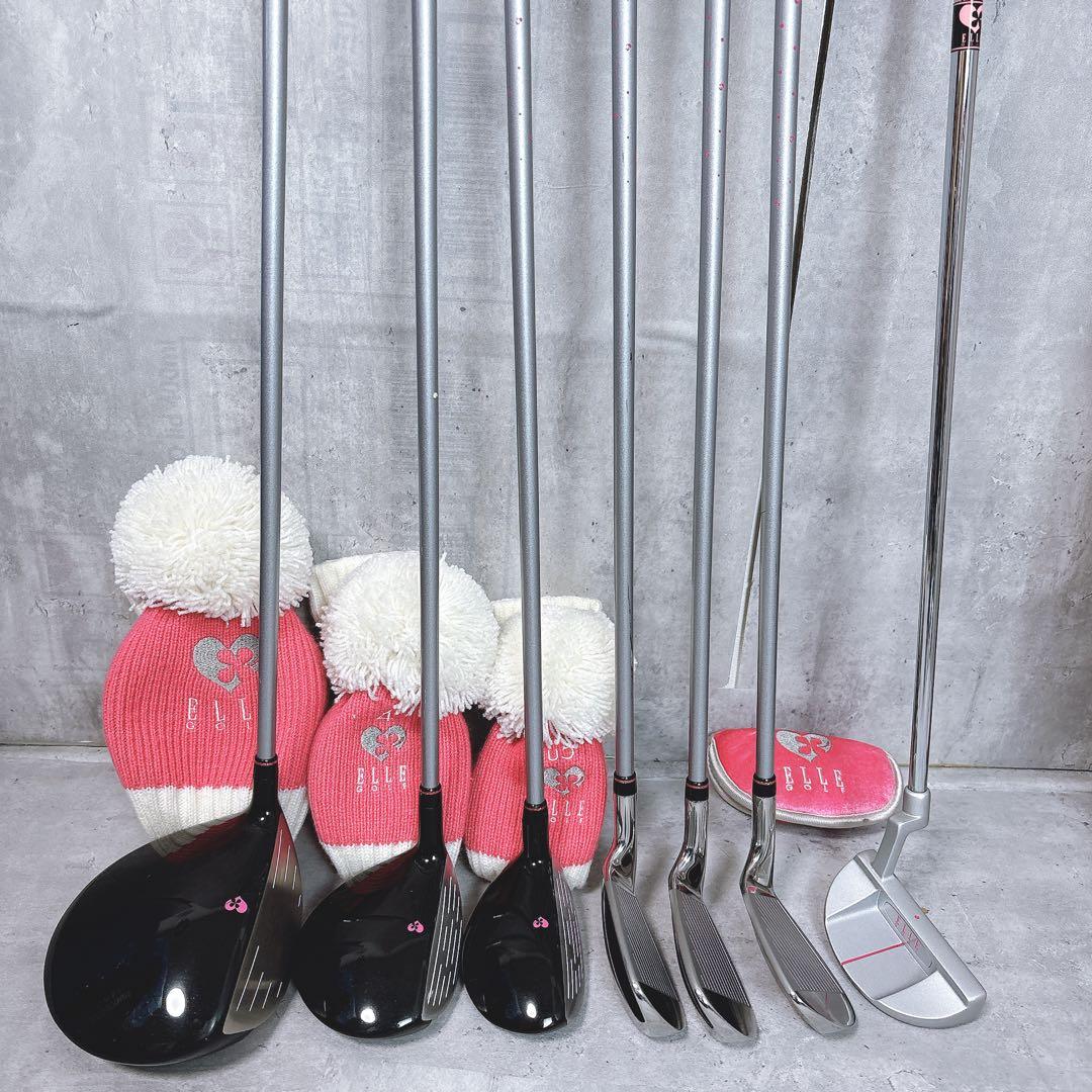【美品】BRIDGESTONE ELLE レディース ゴルフクラブセット