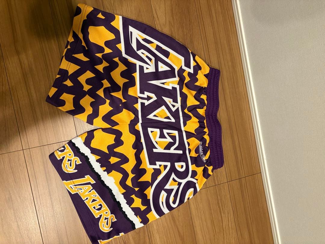 【Mitchell＆Ness】Lakers バスケットパンツ