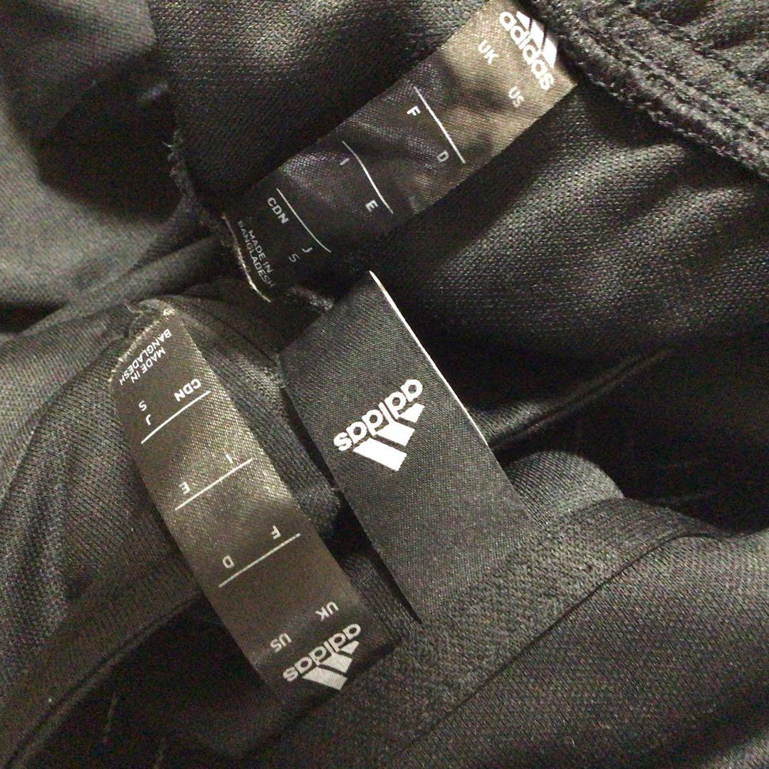 adidas セットアップジャージ 上下セット 黒白 S メンズ 美品