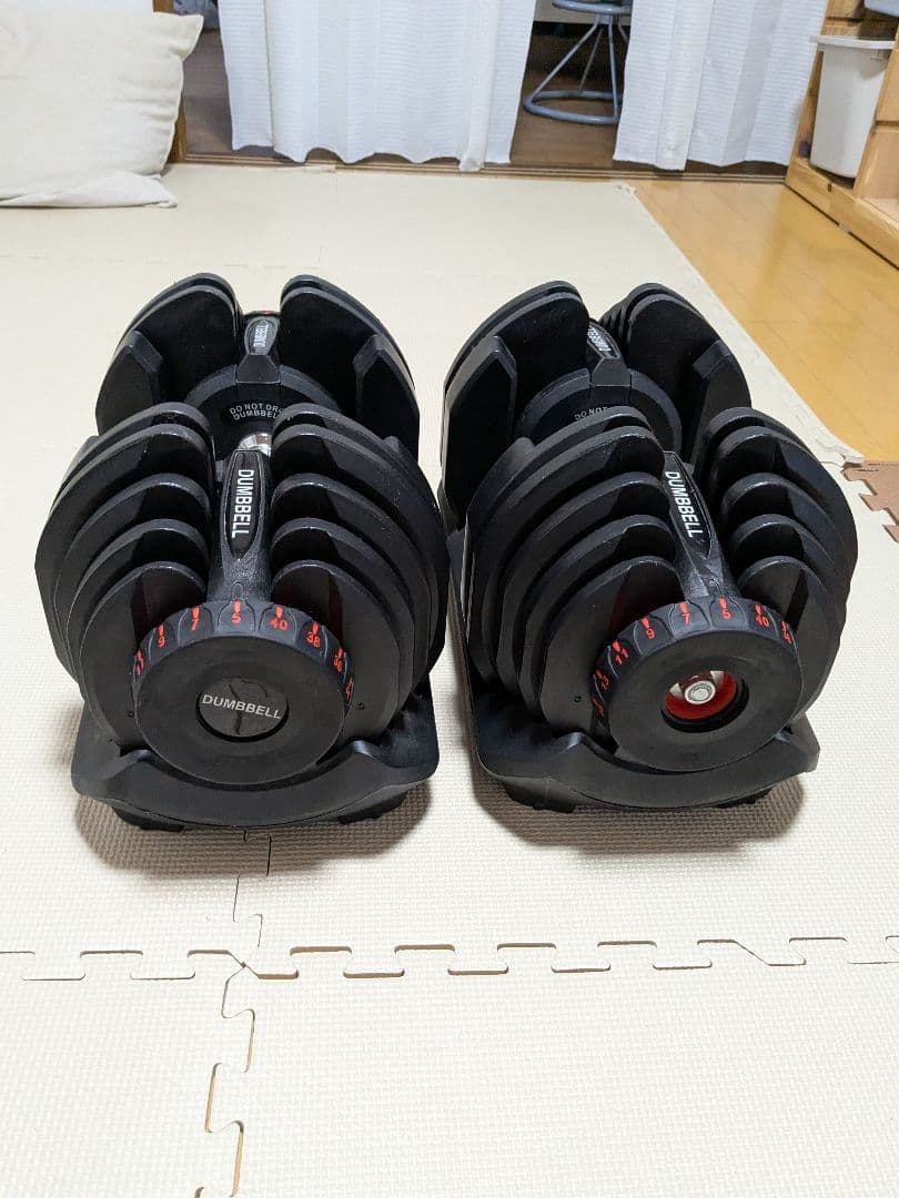 DUMBBELL 可変式ダンベル 5-40kg 17段階 片側②