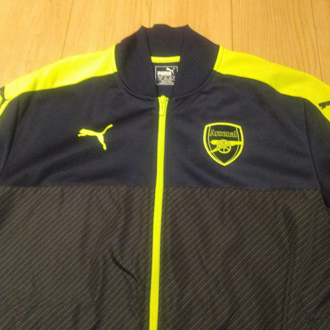 PUMA Arsenal ジャケット (ネイビー/イエロー)