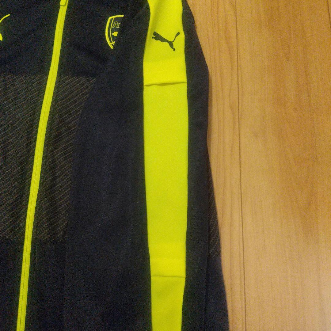 PUMA Arsenal ジャケット (ネイビー/イエロー)
