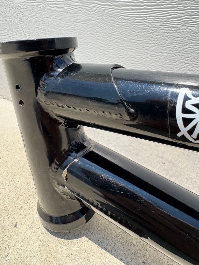自転車本体 BMX S&M DAGGER FRAMES -GLOSS BLACK-