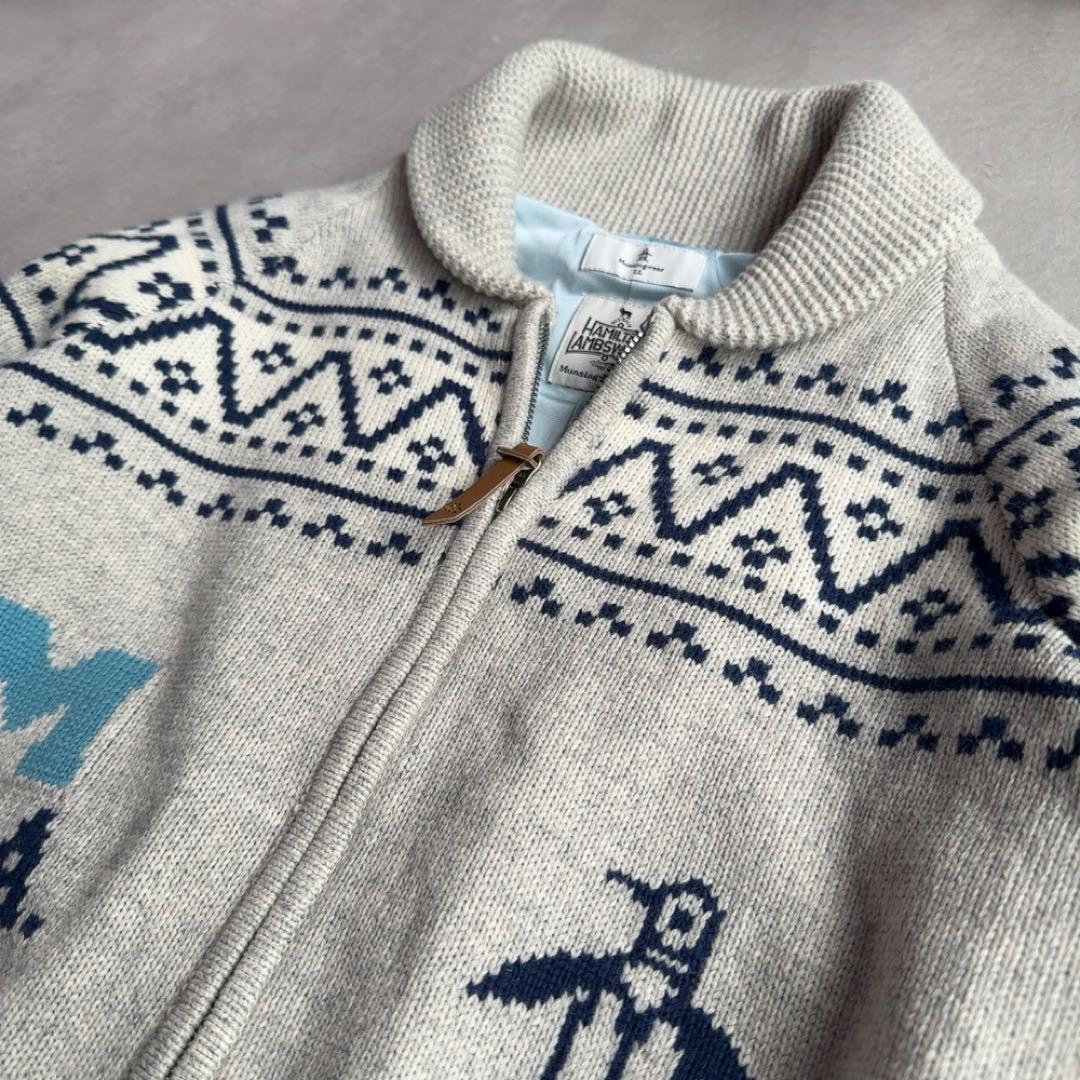 マンシングウェア Munsingwear ゴルフ　カウチンセーター　LL
