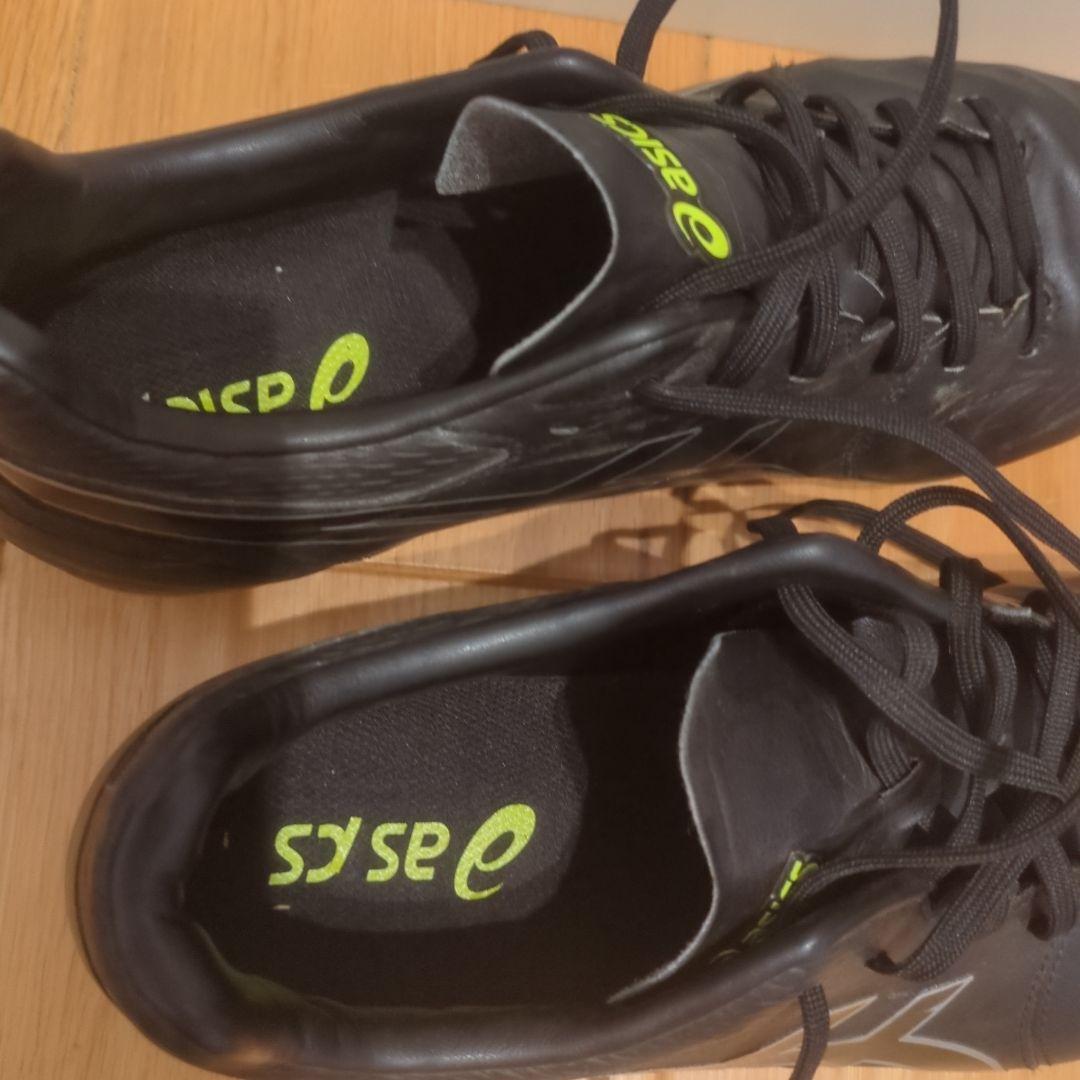 ASICS DE LUXE サッカーシューズ ブラック　27.5センチ