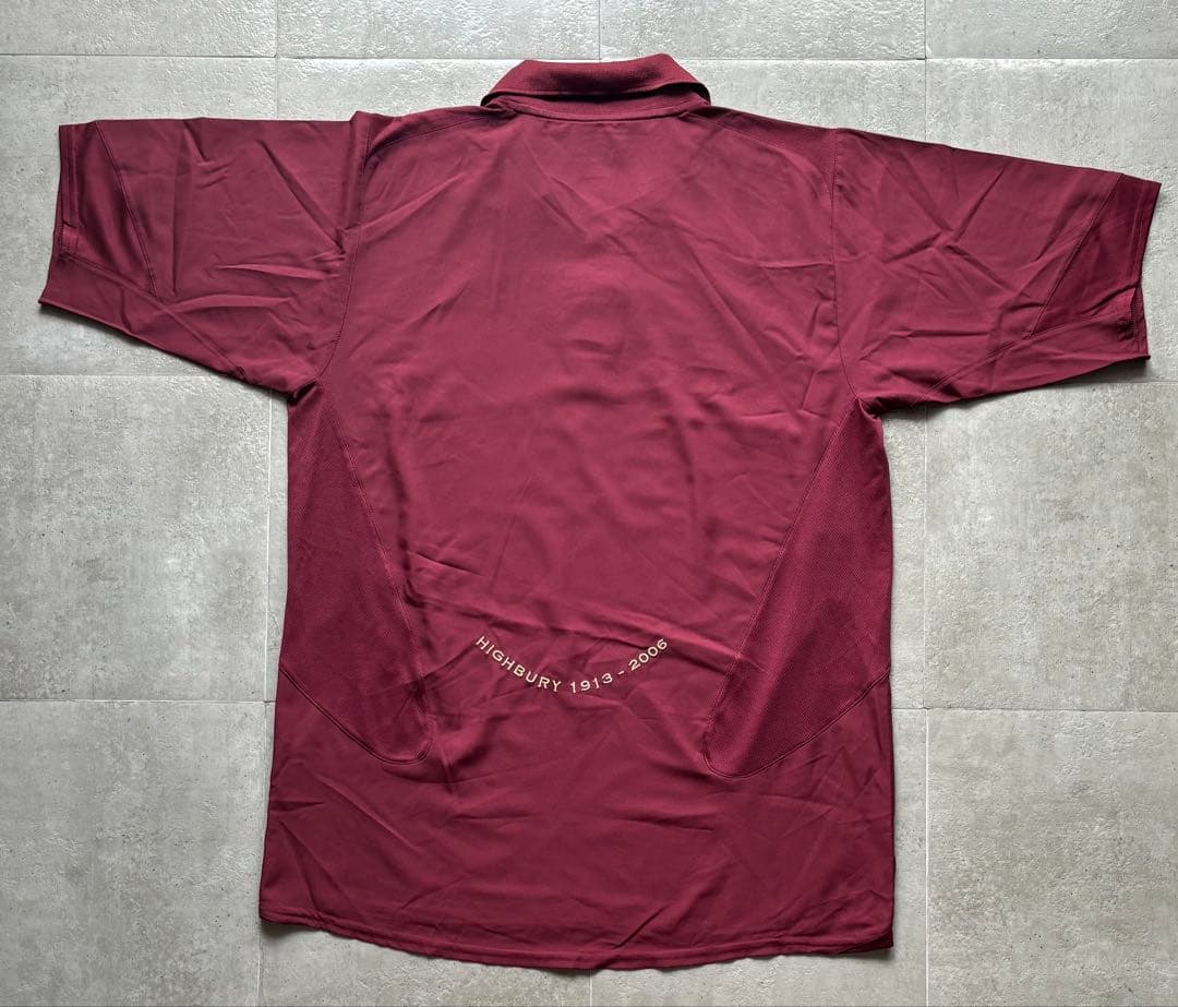 国内正規品　05-06 アーセナル　ナイキ　ユニフォーム　ハイバリー　Lサイズ