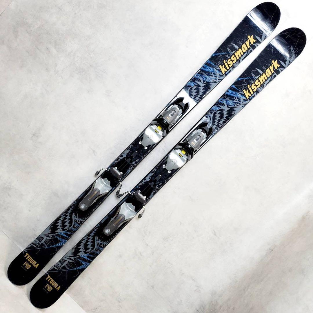 スキー4点セット kissmark 140cm NORDICA 24cm 即乗り