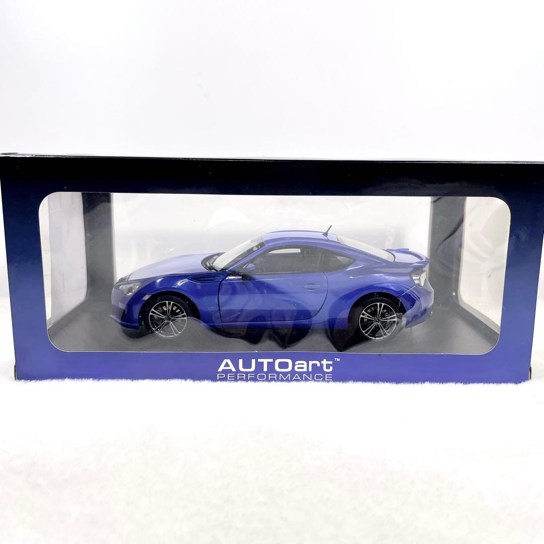 【希少・廃盤】オートアート 1/18 スバル BRZ（WRブルー・マイカ）