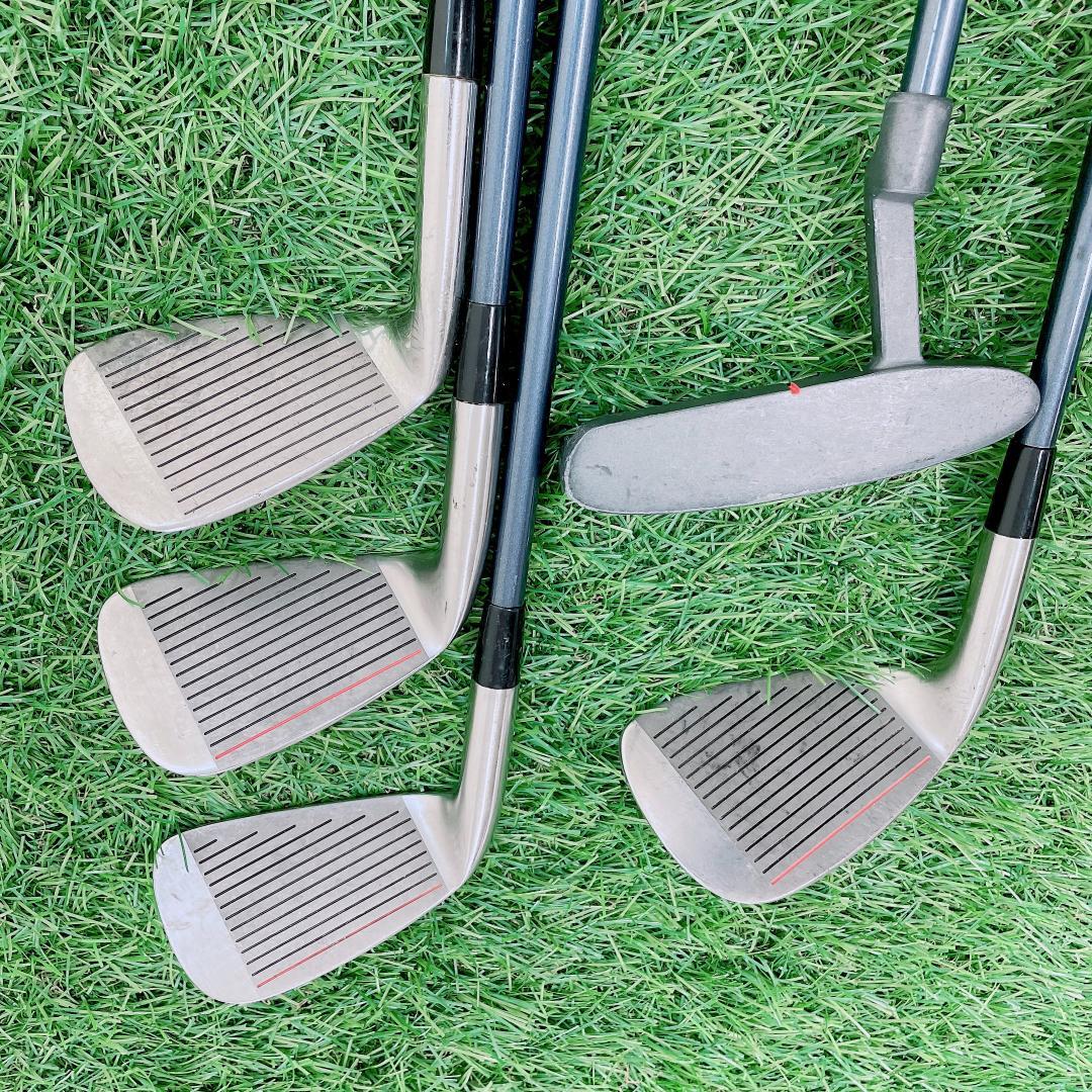 バックなし　ゴルフクラブ セット 初心者 7本 即コースデビュー J3126