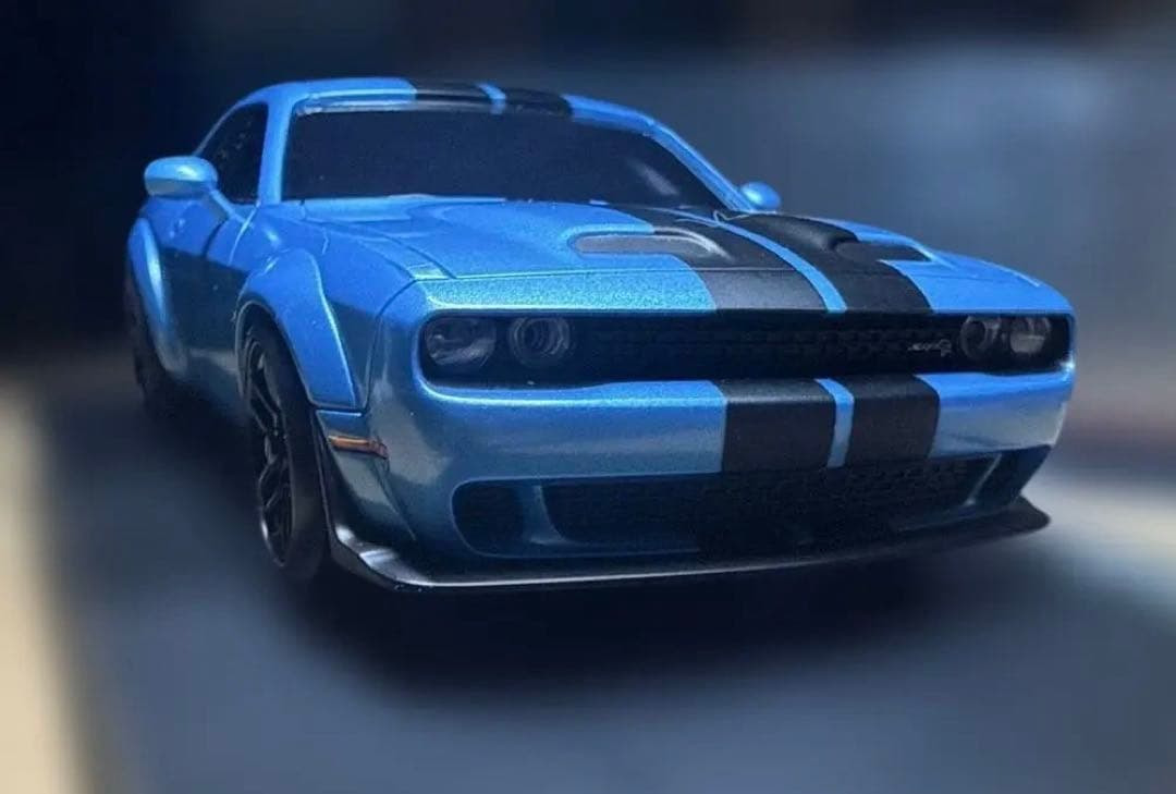 京商 ミニッツ ダッジチャレンジャー SRT ヘルキャットB5ブルー ASC