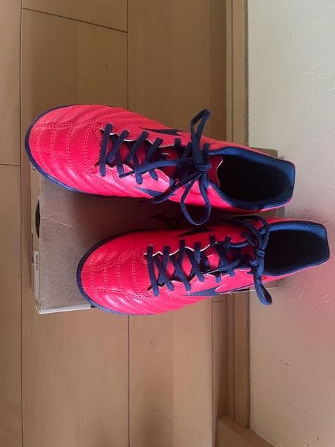 MizunoMoreliaNeo サッカーシューズ レッド/ネイビ25.5cm