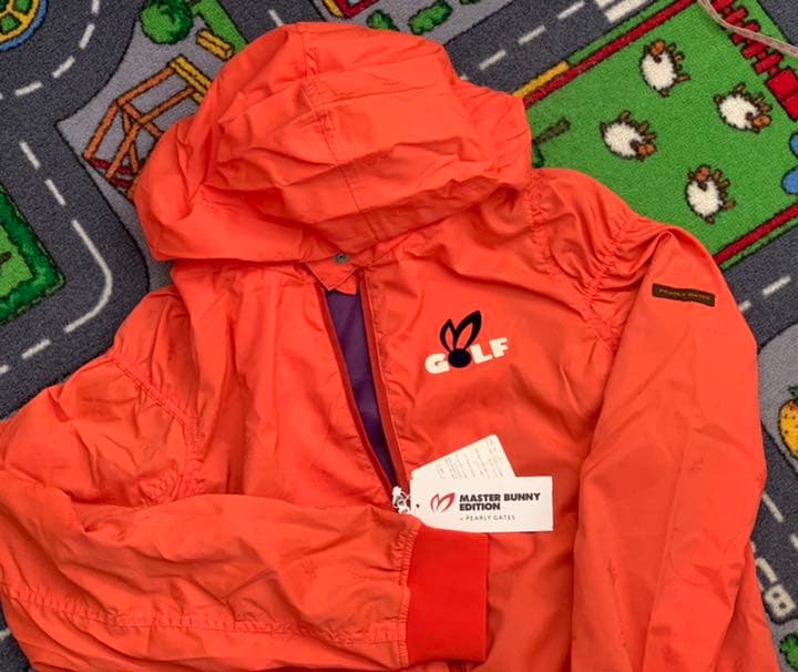 パーリーゲイツ  マスターバーニーパーカー付きブルゾン　Ｍサイズ