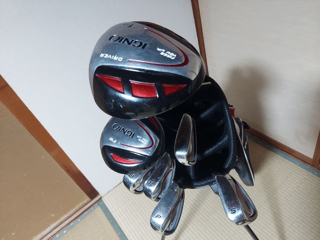 【送料込み】IGNIO 超軽量キャディバッグ 付き初級者セット