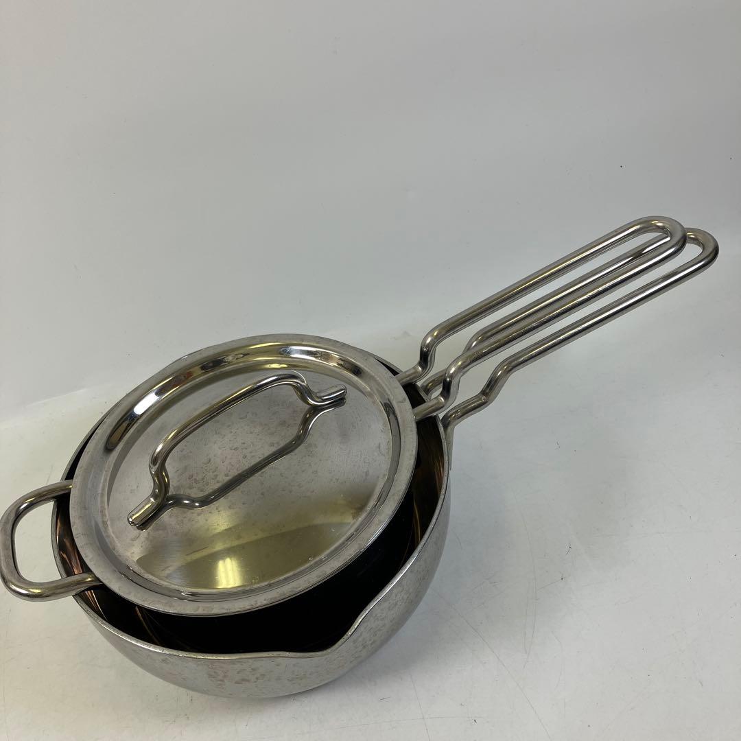 GEO PRODUCT ジオプロダクト 雪平鍋 18cm ミルクパン 14cm
