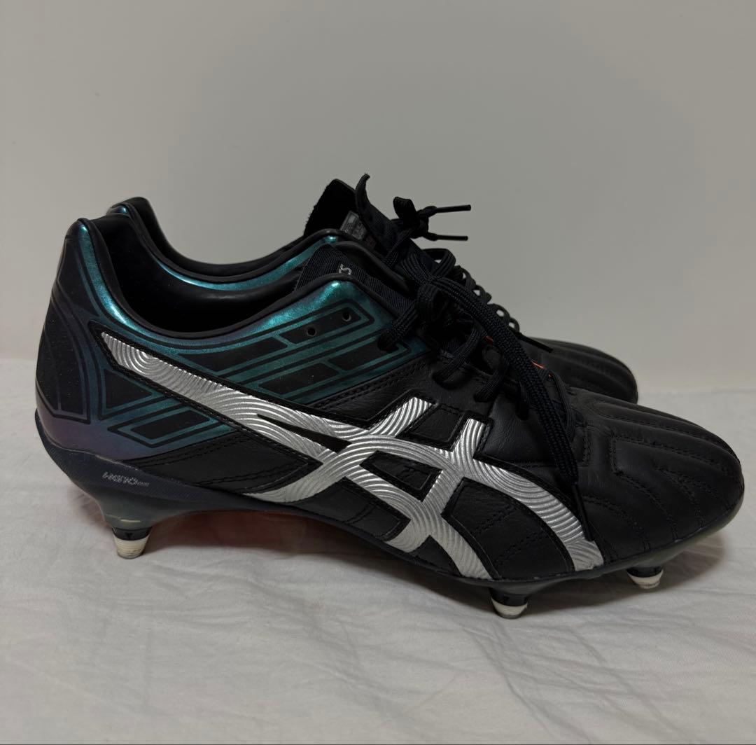 asics アシックス　ラグビー　スパイク　28cm ブラック×シルバー