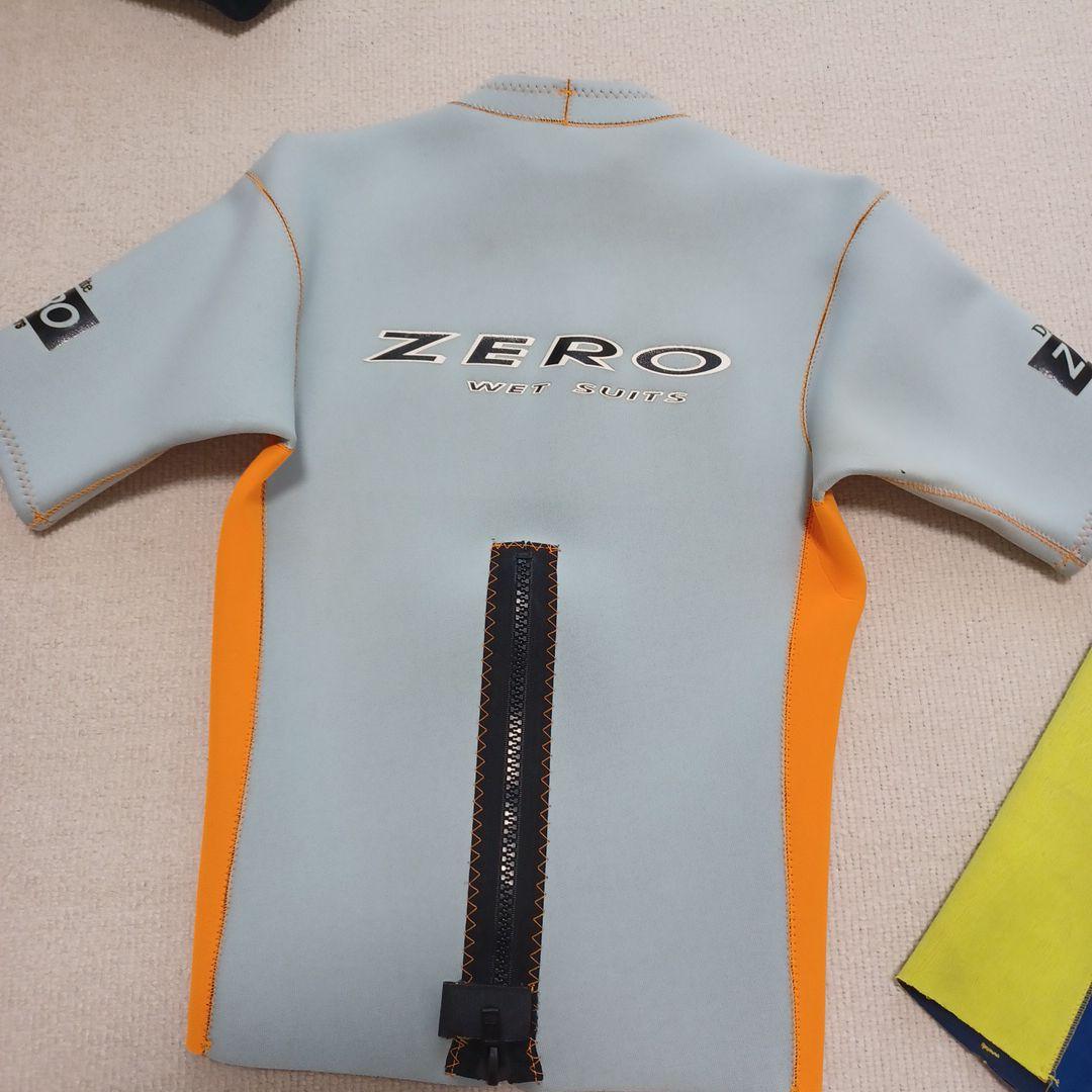 ZERO タッパー ウェットスーツ グレー/　タッパー　ベスト　２点セット