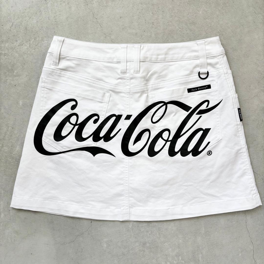 【美品】Jack Bunny!!×Coca-Cola インナー付 スカート ロゴ