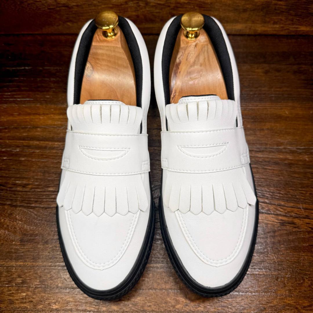 【美品】◆CONVERSE◆コンバース 24.5cm ゴルフシューズ 白