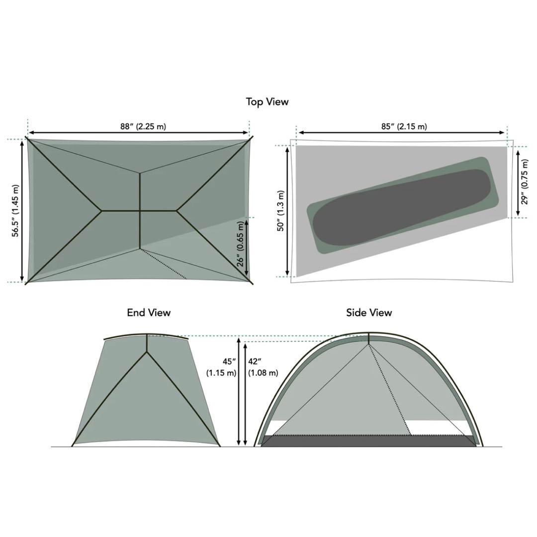 新品未使用 Durston X-DOME 1+