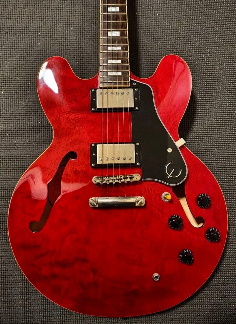 限定　美品　Epiphone ES-335 PROカスタムショプ　ギブソン　杢