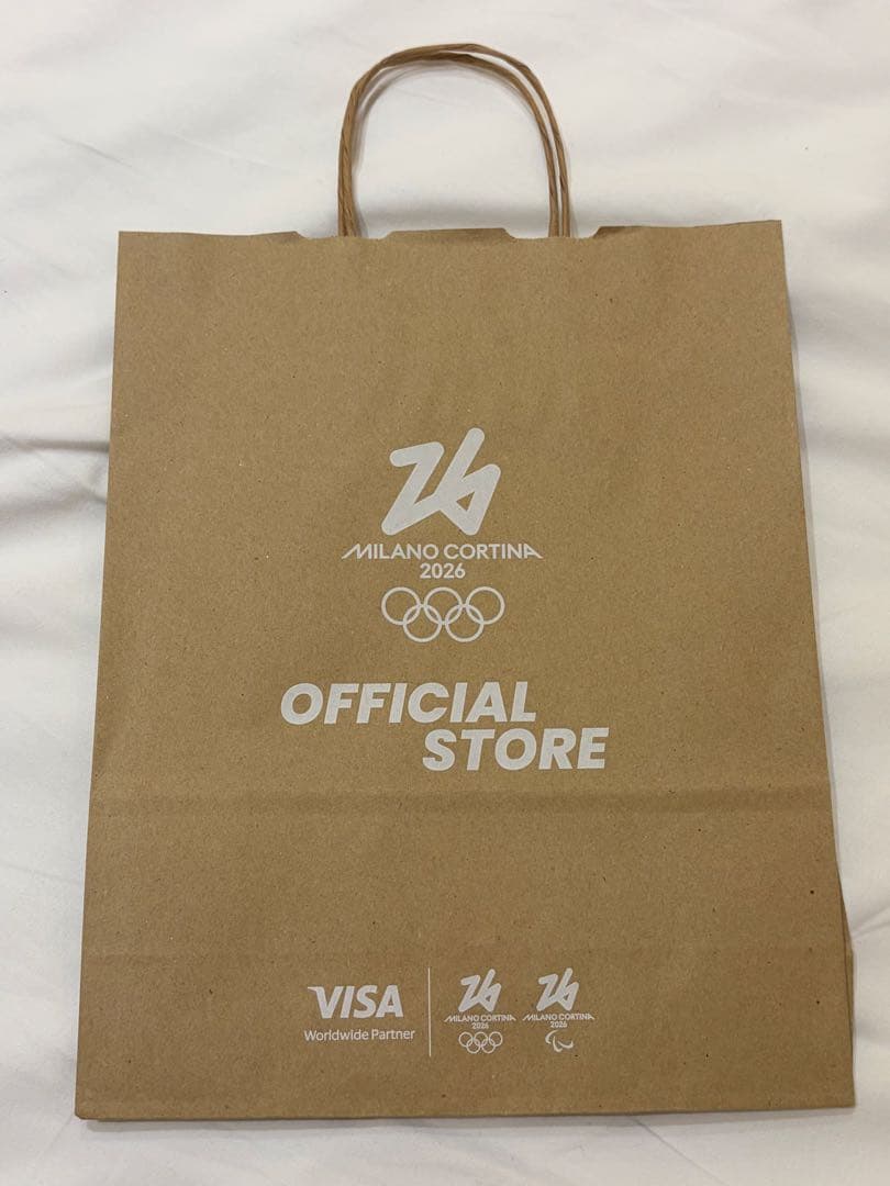 ミラノコルティナオリンピック2026ピンバッジ　エンブレム 新品 公式紙袋付き