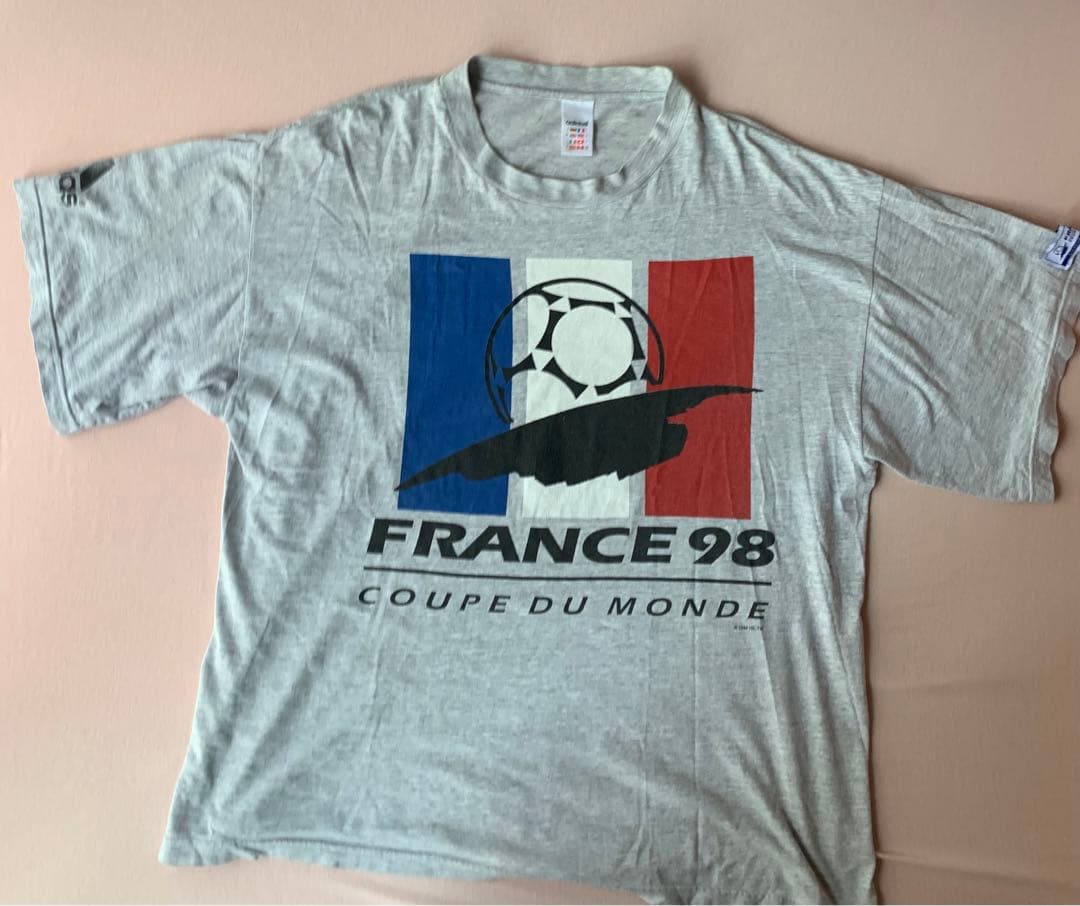 '98フランスWC adidas大会公認Tシャツ(希少デザイン)