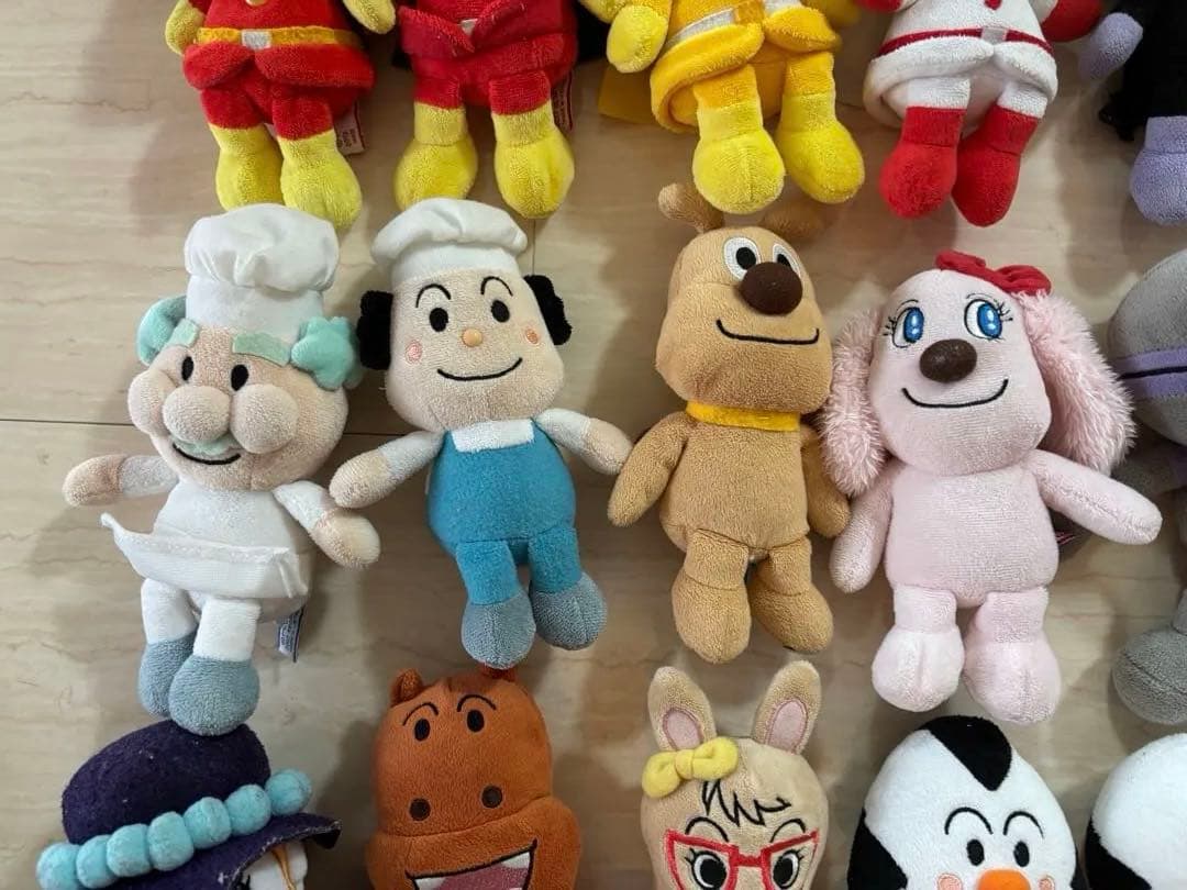 アンパンマン プリちぃビーンズ　ぬいぐるみ 37体フルセット