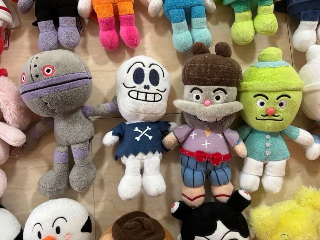 アンパンマン プリちぃビーンズ　ぬいぐるみ 37体フルセット
