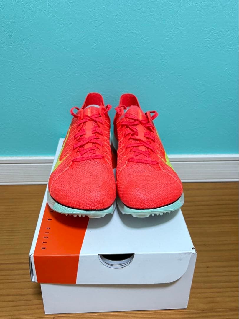 【2/14値下げ】NIKE エアズームヴィクトリー2 オレンジ27cm