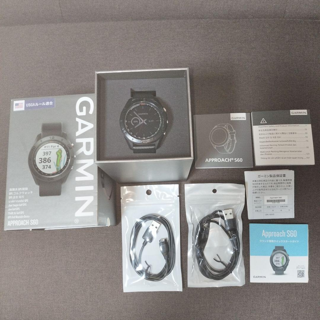 GARMIN APPROACH S60 GPSゴルフウォッチ※ジャンク要説明確認
