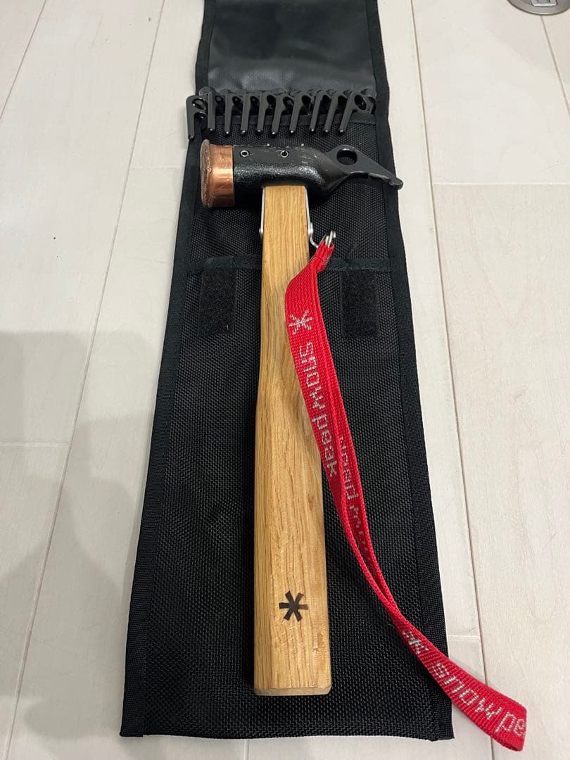 スノーピーク　ペグ　ハンマー　セット　美品　ケース付き