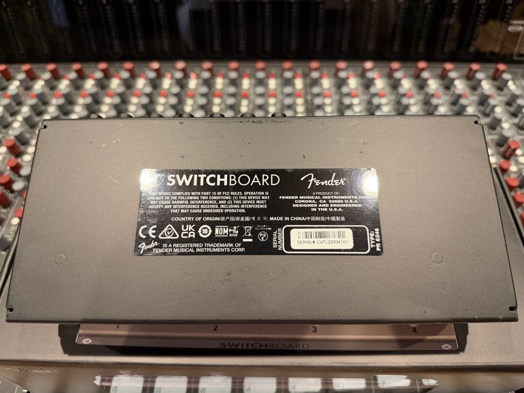 Fender SWITCHBOARD 動作品