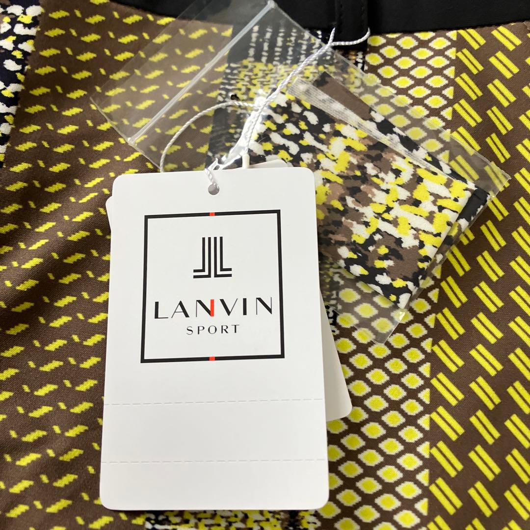 新品未使用　LANVIN SPORT チェック柄 Aラインスカート