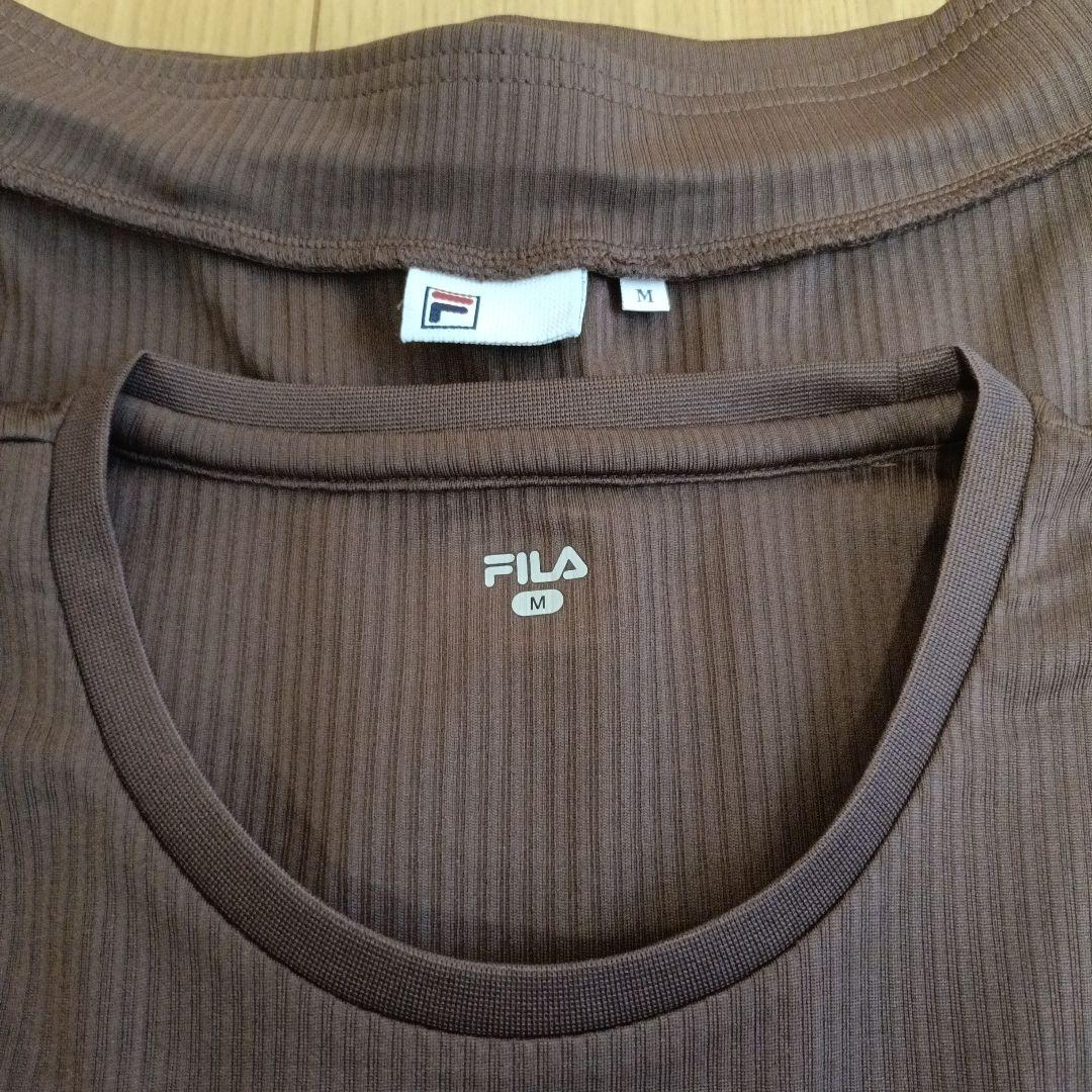 値下げ♪　FILA ブラウン Tシャツ スカート セットアップ