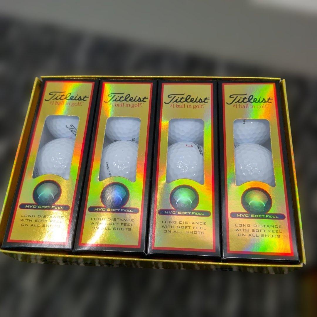 値下げ⭕️新品未開封ゴルフボール　タイトリスト　HVC SOFT FEEL×3