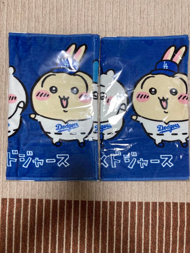ちいかわ×ドジャース　フェイスタオル　再販なし