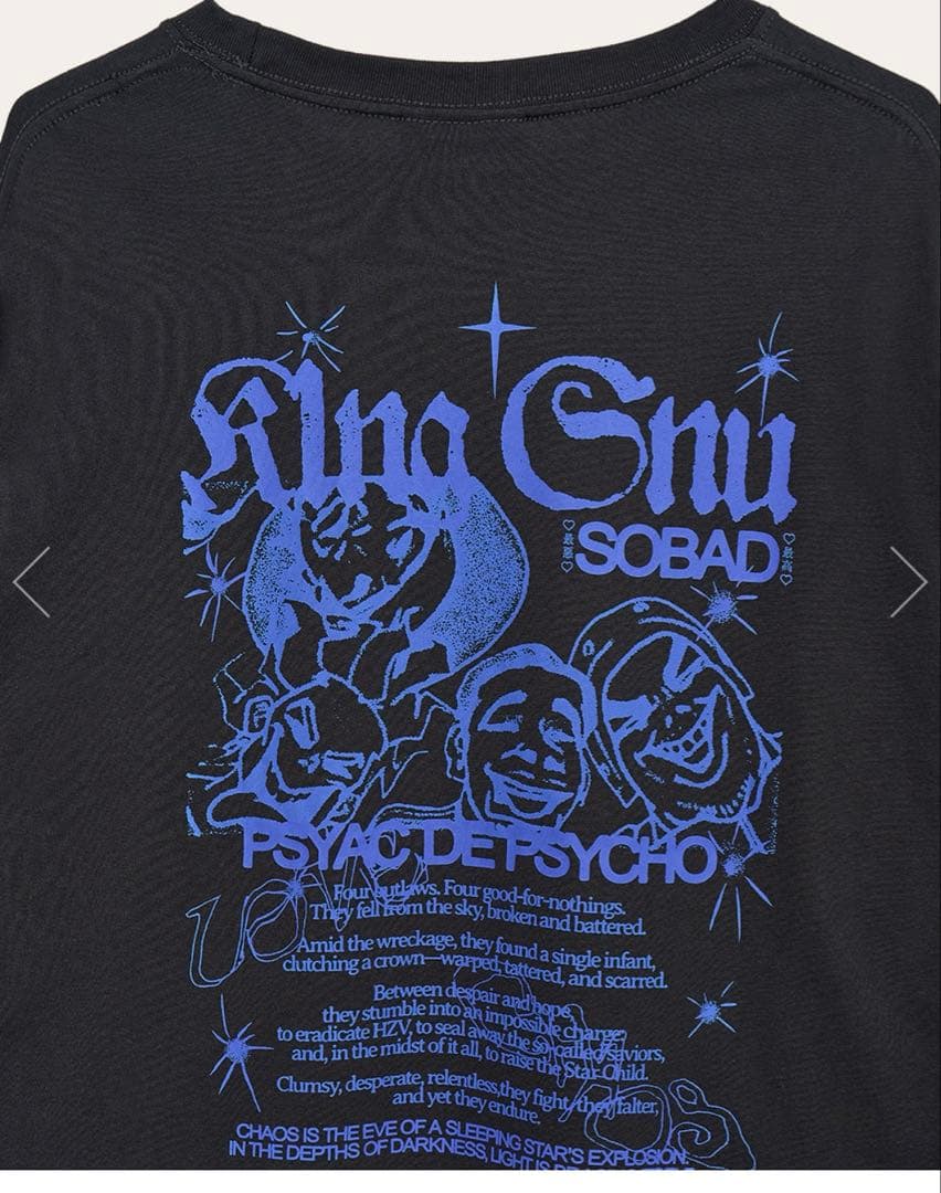 新品King GnuSOBATロンT XLSumi Blackキングヌー常田大希