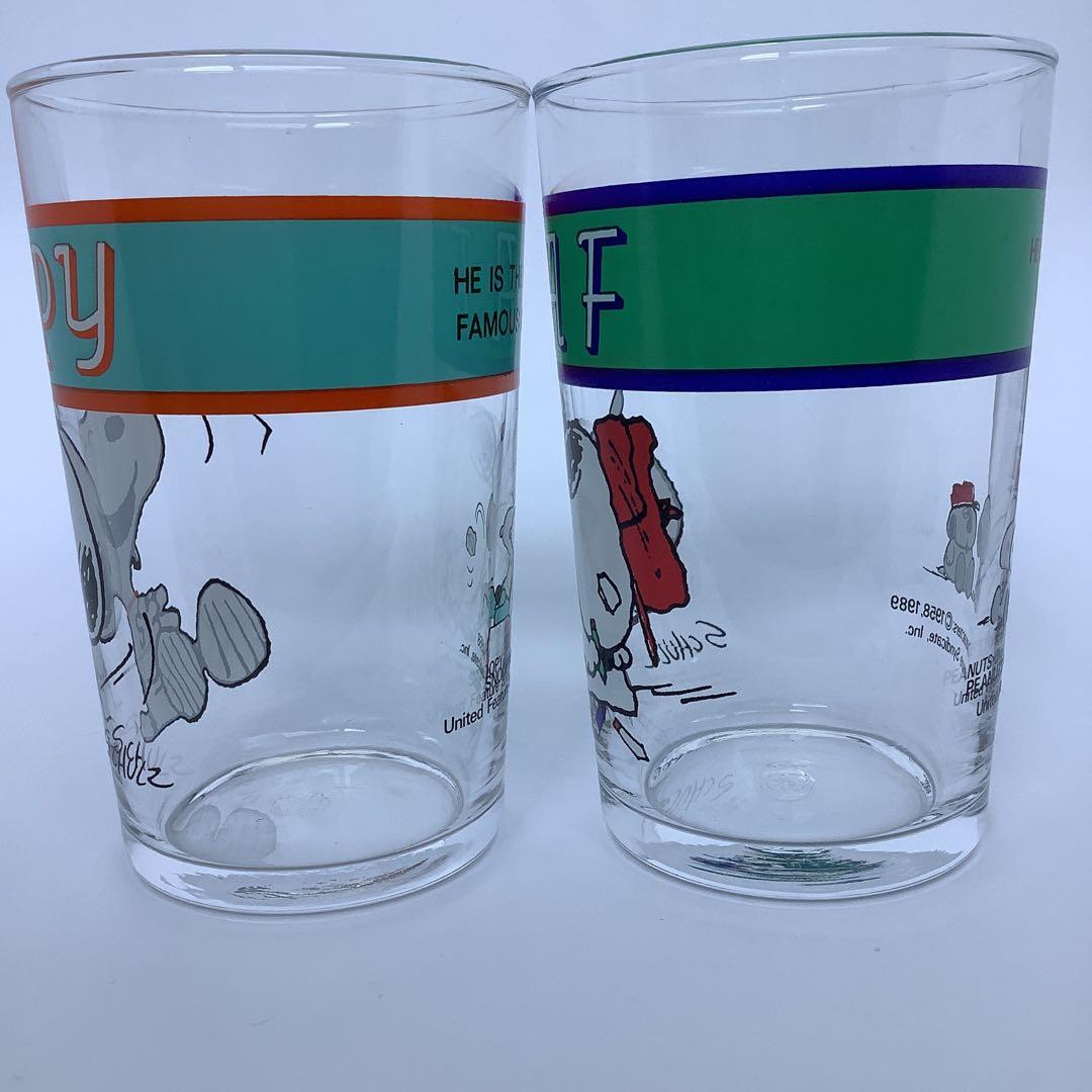 スヌーピー　レトロ　グラス