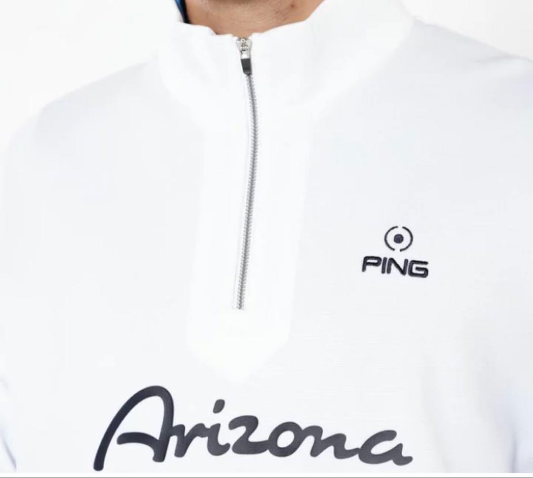 PING ゴルフ 長袖シャツ 秋 冬 24FWハーフジップ ハイネック シャツ