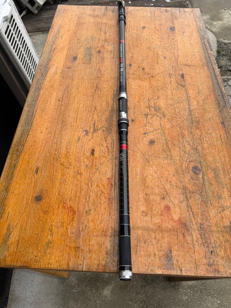 CARBON WHISKER 磯竿 １号 48ブラック/レッド