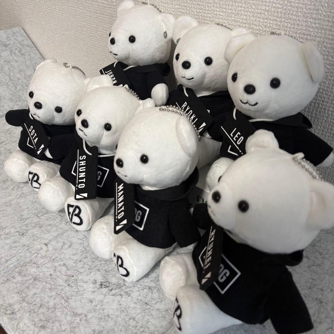 【BE:FIRST】クマのぬいぐるみ（白7体コンプリートセット）