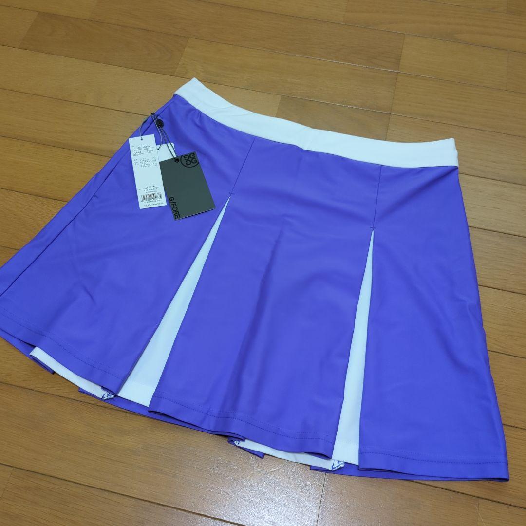 新品　ジーフォア　上下セット　パープル＆ホワイト