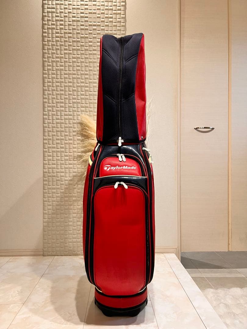 TaylorMade キャディバッグ レッド　おまけ付★