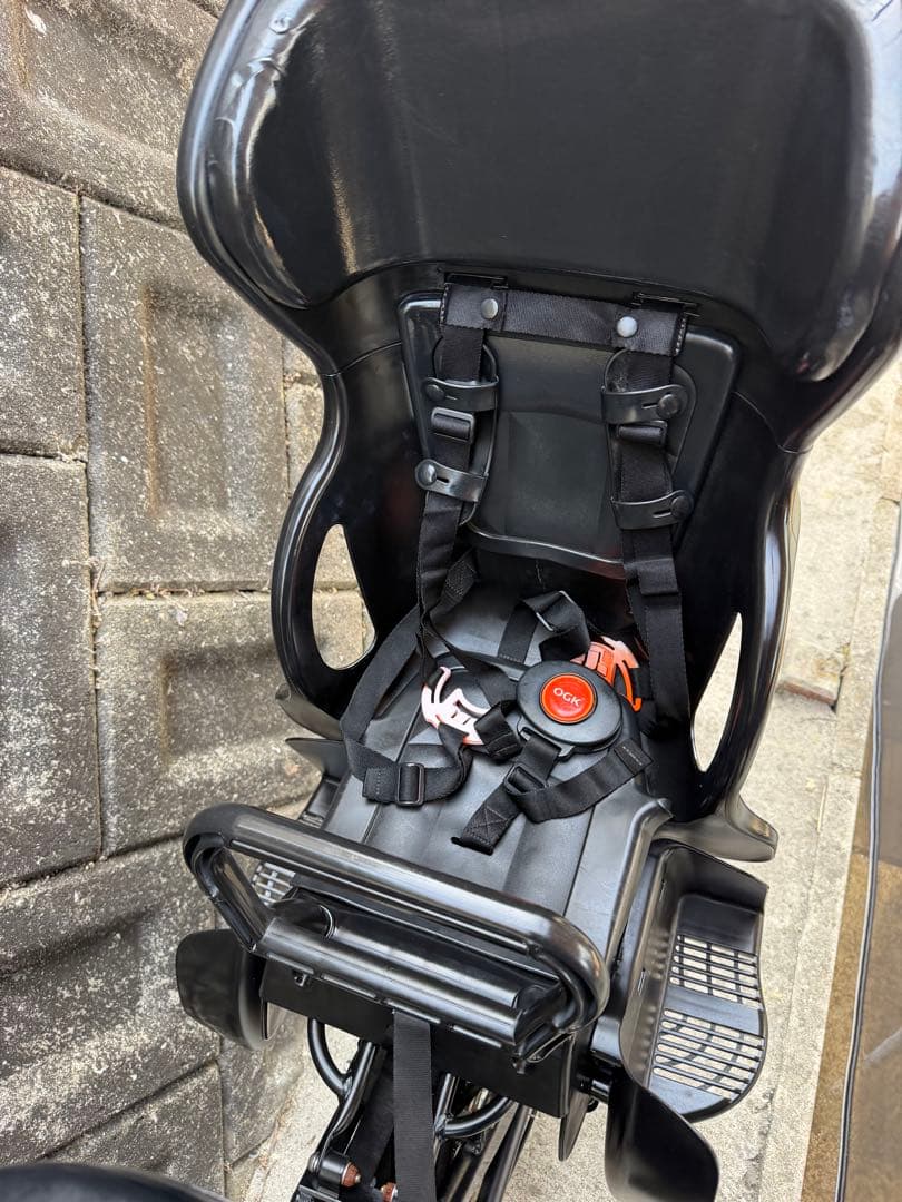 パナソニックのチャイルドシート付き電動自転車バッテリー12Ah