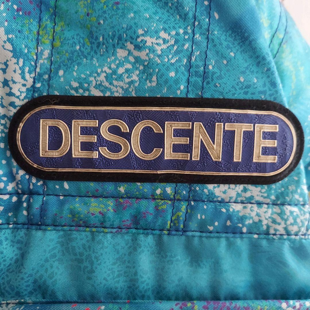 【DESCENTE】デサント スキーウェア 上下セット XL相当 青